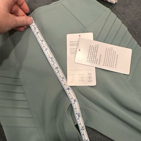 NWT‎ Athleta Delancey Moto Leggings Sage Green Size XXS Compression Active - Picture 5 of 12